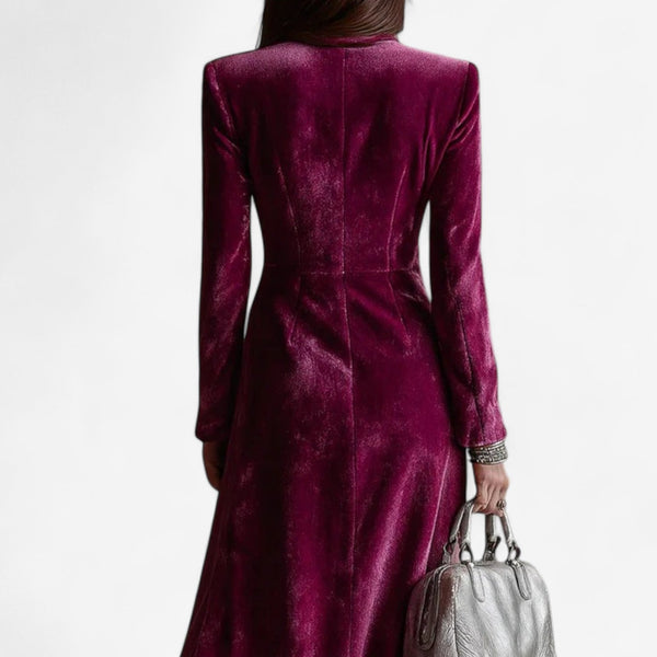 Robe en Velours Croisée Virginie™