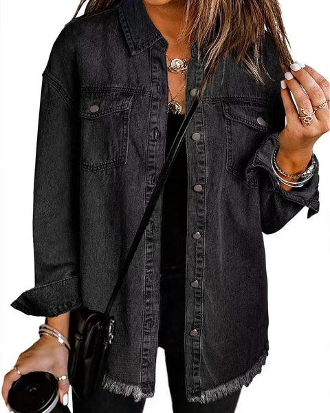 ROXANE™ - Veste en Jean Classique de Tous les Jours