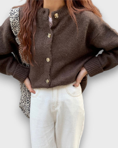 Celore – Cardigan Mocha Chaud
