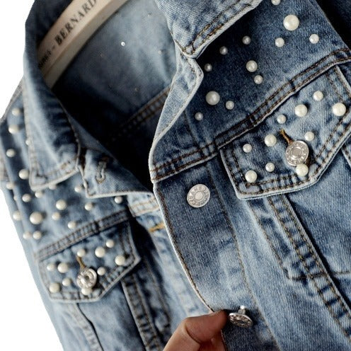 VALERIE™ - Veste courte vintage brodée de perles