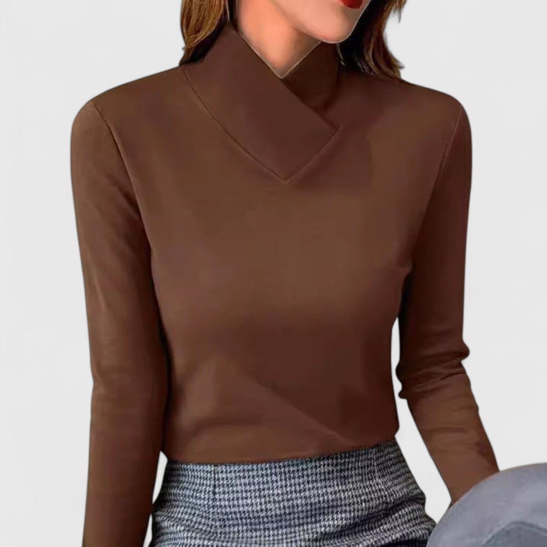 Clair | Pull Col Roulé Élégant