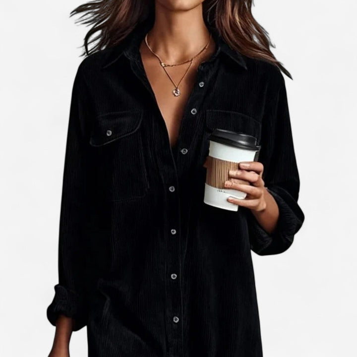 Robe Midi Anastacia™ en Velours Côtelé