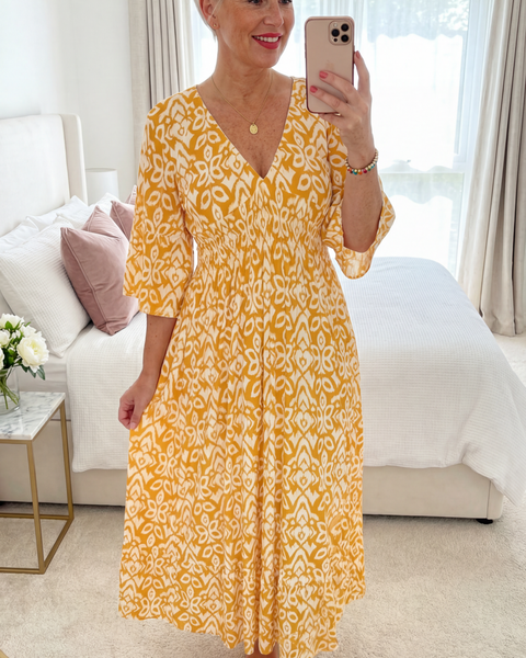 Selene | Bohemian Midi Dress