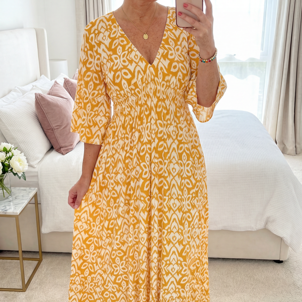 Selene | Bohemian Midi Dress