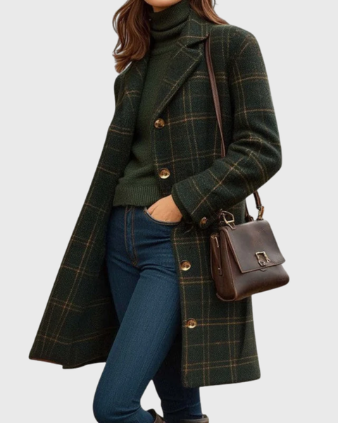 Marwell | Manteau en Laine Mélangée Chaud