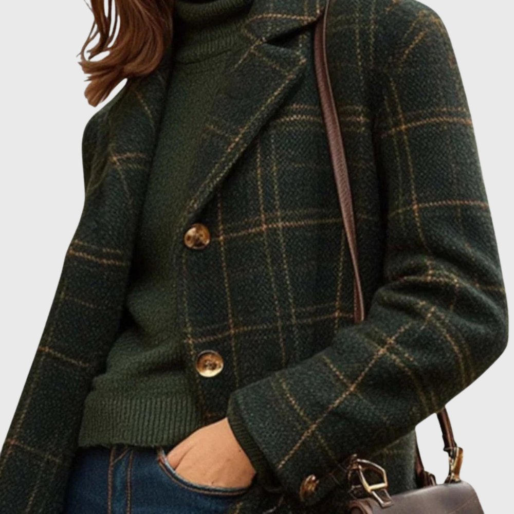 Marwell | Manteau en Laine Mélangée Chaud