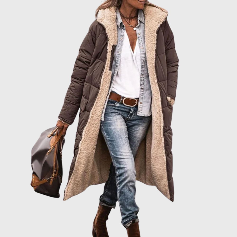 Fairford | Manteau Puffer Réversible Doublé en Laine