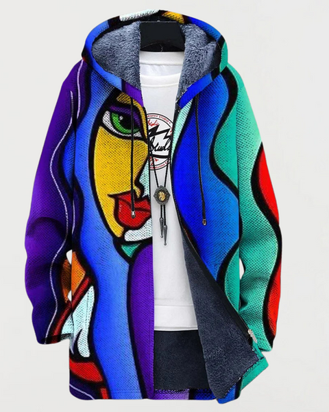 Lena | Sweat à capuche artistique coloré