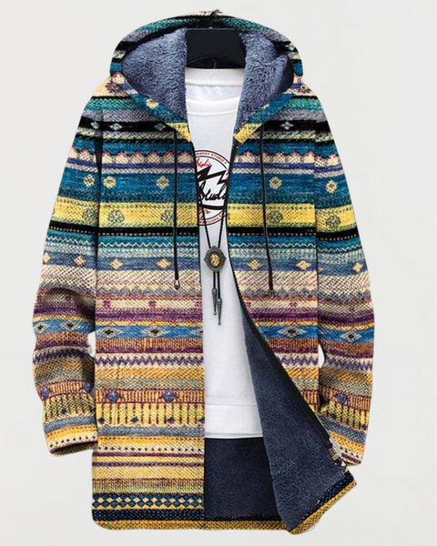 Lila | Hoodie Vague Tribale