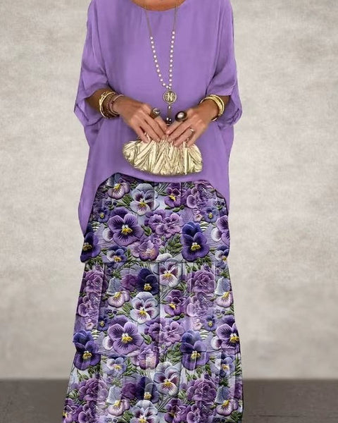 Amélie | Elegant Layered Maxi Dress