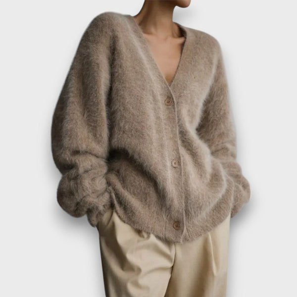 Laria – Cardigan Doux au Coup Classique