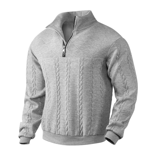 Henry | Sweat à col zippé premium