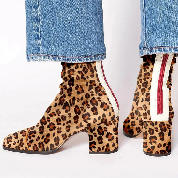 Victoria | Bottines à talon carré