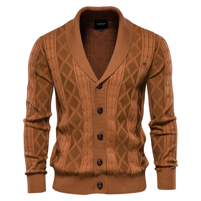 CHICIVELLE | Cardigan pour Hommes avec Fermeture à Boutons