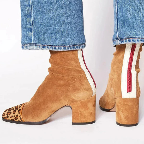 Victoria | Bottines à talon carré