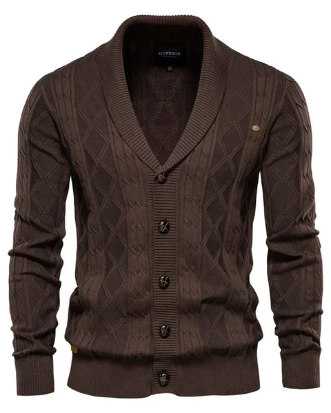 CHICIVELLE | Cardigan pour Hommes avec Fermeture à Boutons