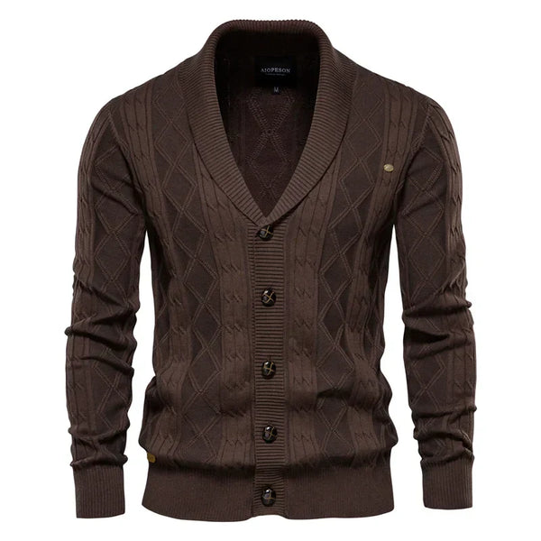 CHICIVELLE | Cardigan pour Hommes avec Fermeture à Boutons