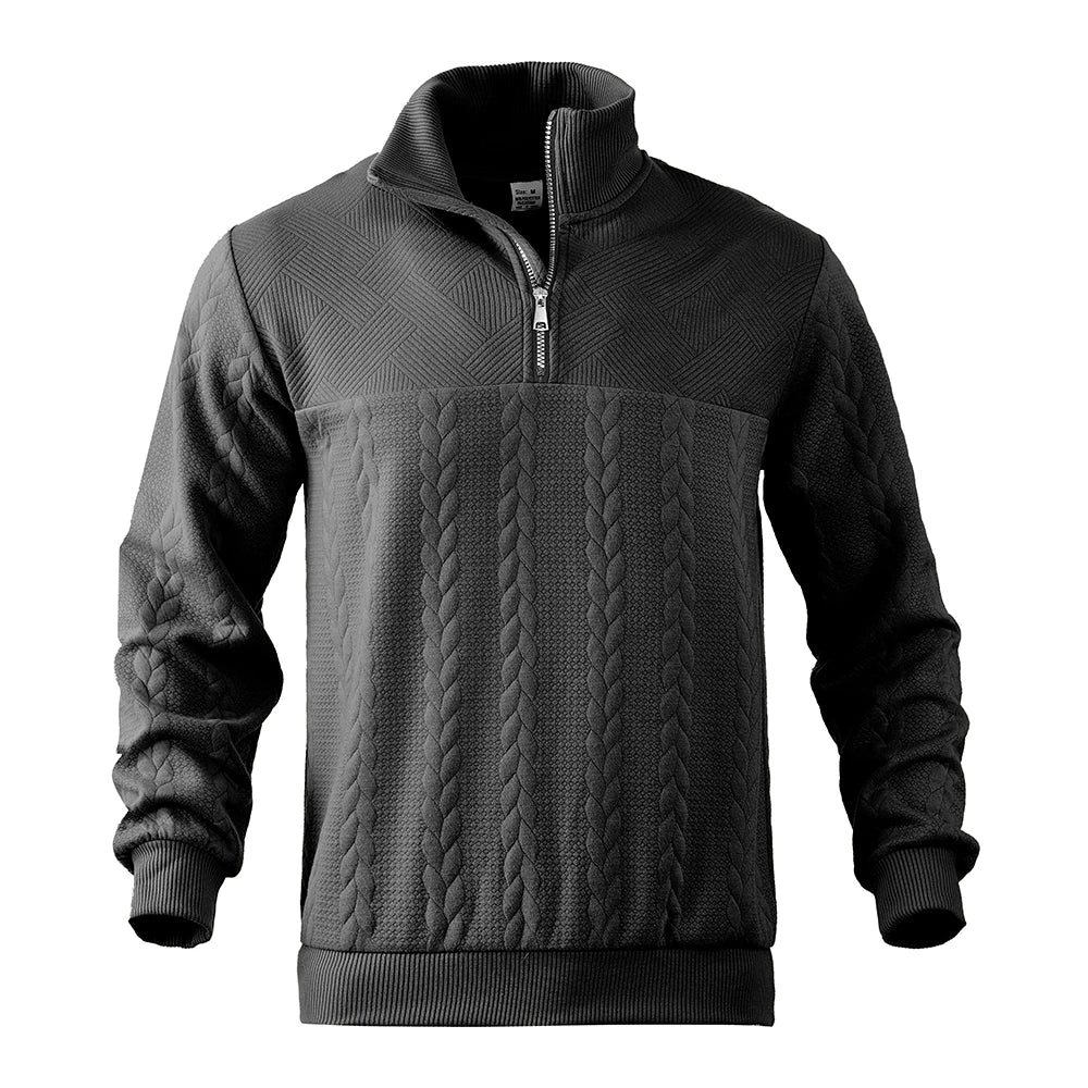 Henry | Sweat à col zippé premium