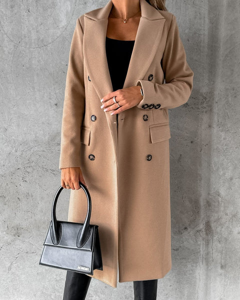 Mia | Manteau Long Élégant
