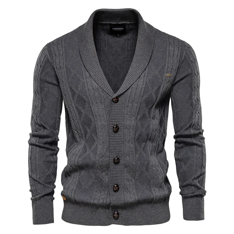 CHICIVELLE | Cardigan pour Hommes avec Fermeture à Boutons