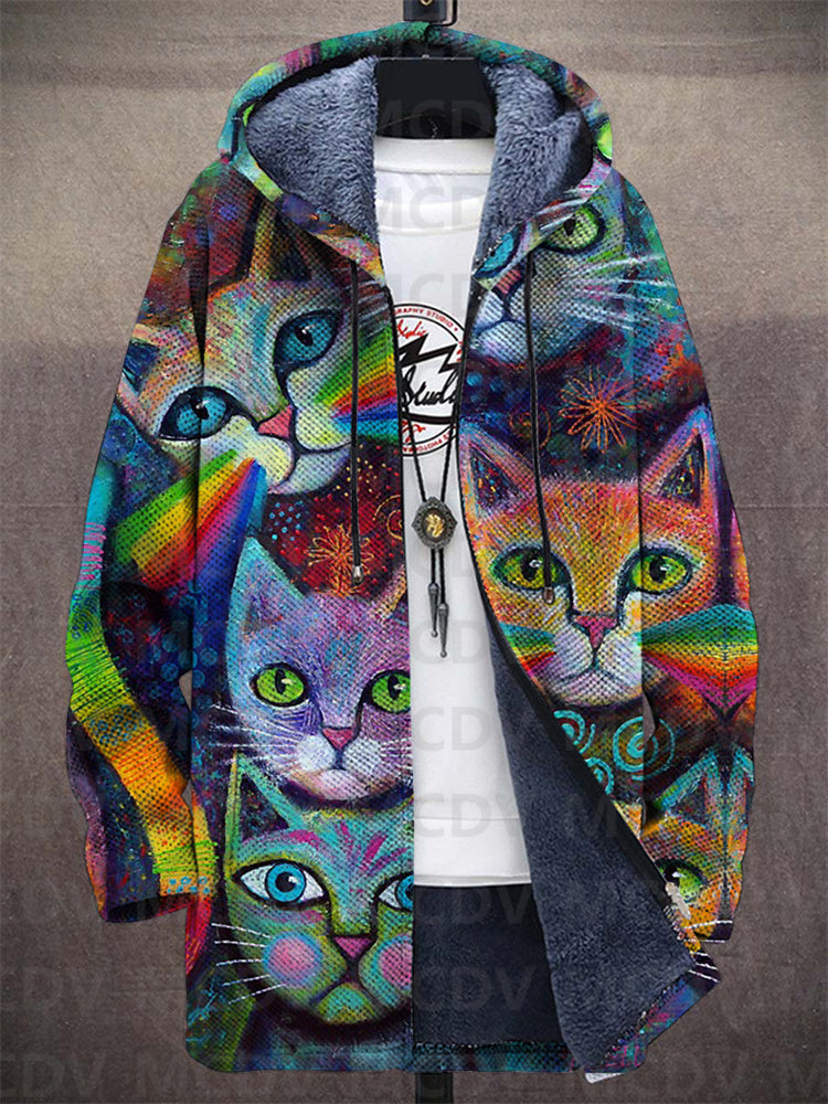 Kristian | Sweat à capuche Chat Cosmique
