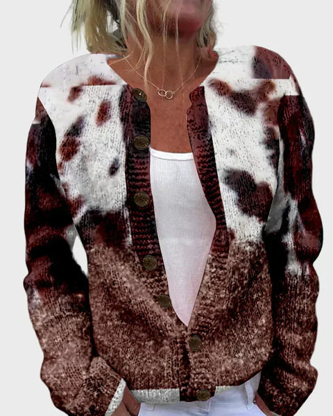 Jillian | Gilets Tricotés Chic Avec Motif