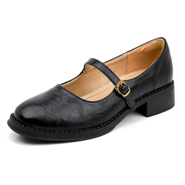 Rachel | Mary Janes Classiques et Confortables en Cuir