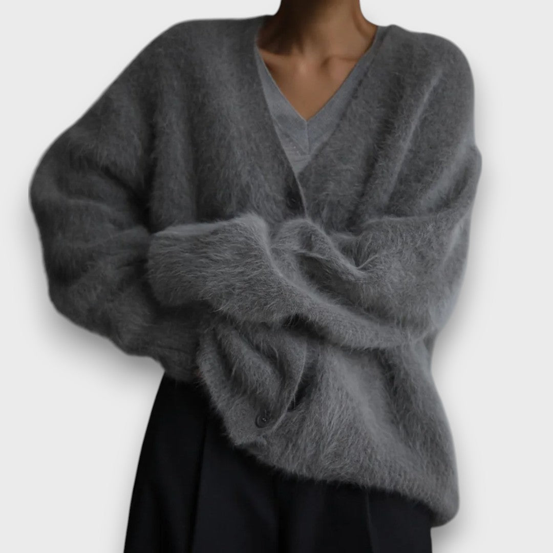 Laria – Cardigan Doux au Coup Classique