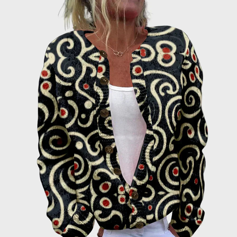 Felicia | Pull à manches longues à motif aveugle