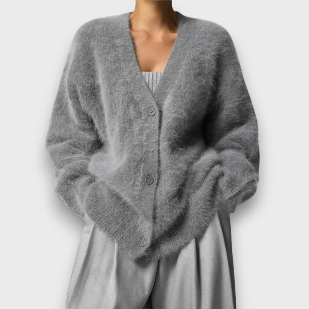 Laria – Cardigan Doux au Coup Classique