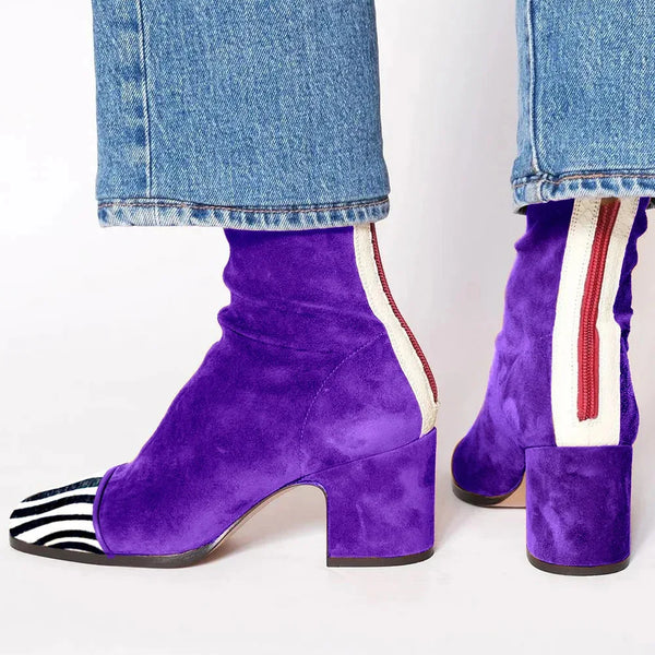 Victoria | Bottines à talon carré