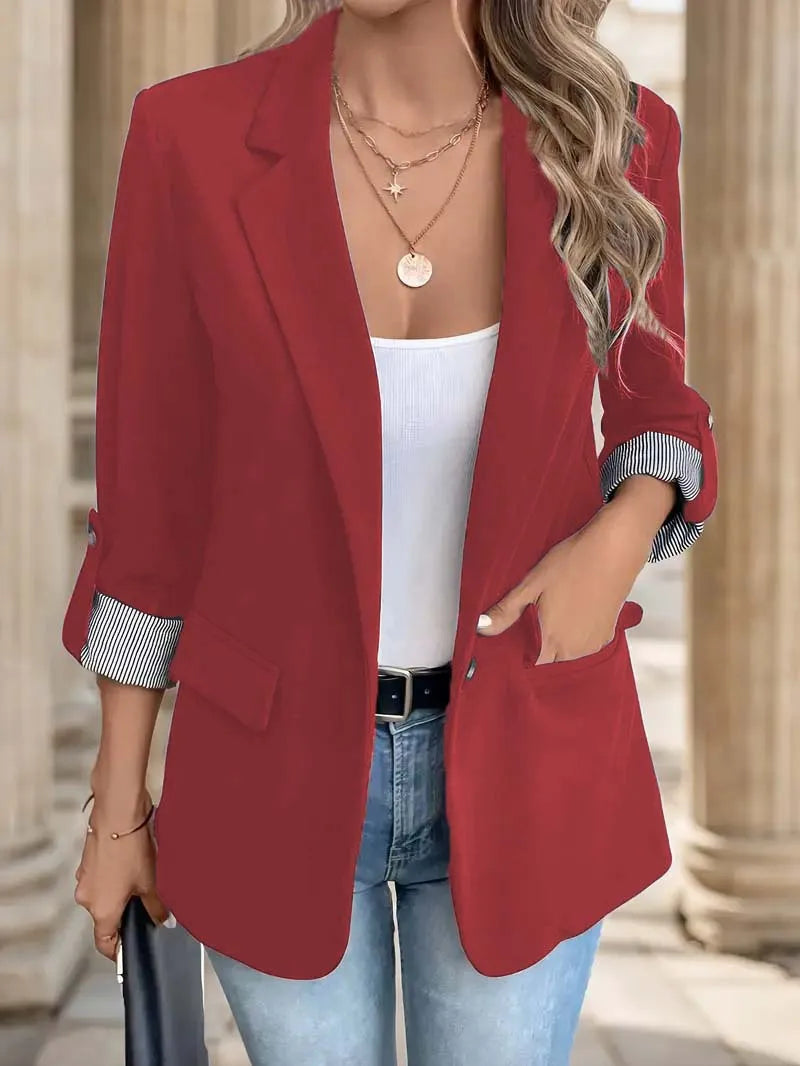 Selena | Blazer long élégant pour un style sophistiqué