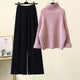  Pull Rose + Pantalon Noir [ensemble deux pièces]