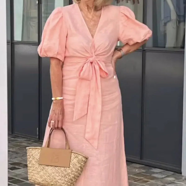 Daria | Soft Confidence Midi Dress – Elegance You Can Feel