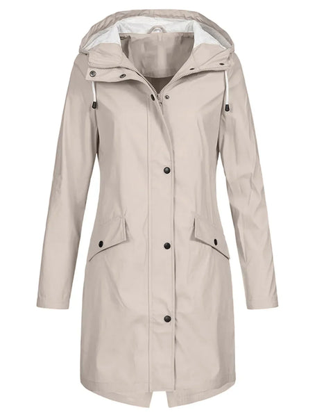 Lina | Windproof Hooded Raincoat