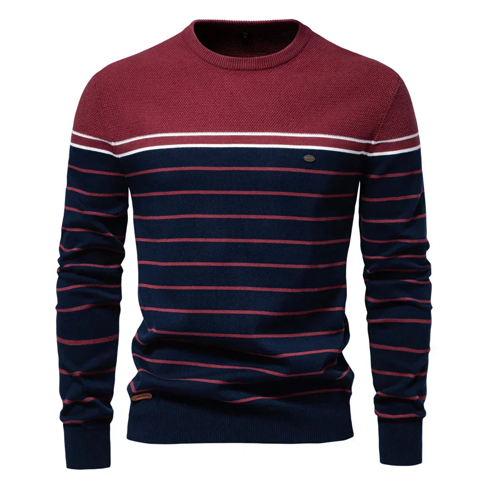 CHICIVELLE | Pull homme à motif rayé