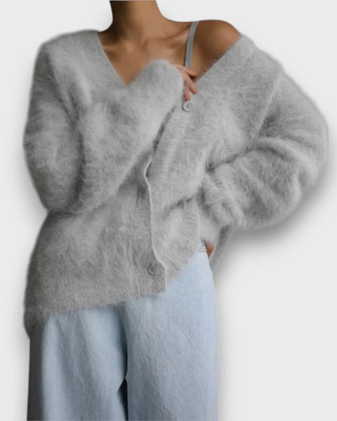 Laria – Cardigan Doux au Coup Classique