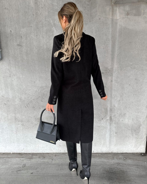 Mia | Manteau Long Élégant
