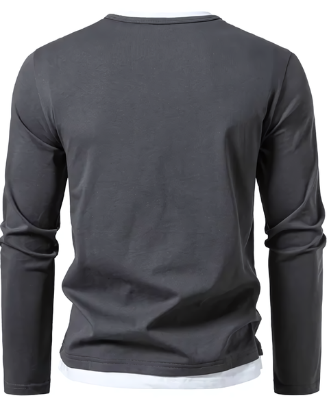 CHICIVELLE | T-shirt à manches longues premium en coton peigné