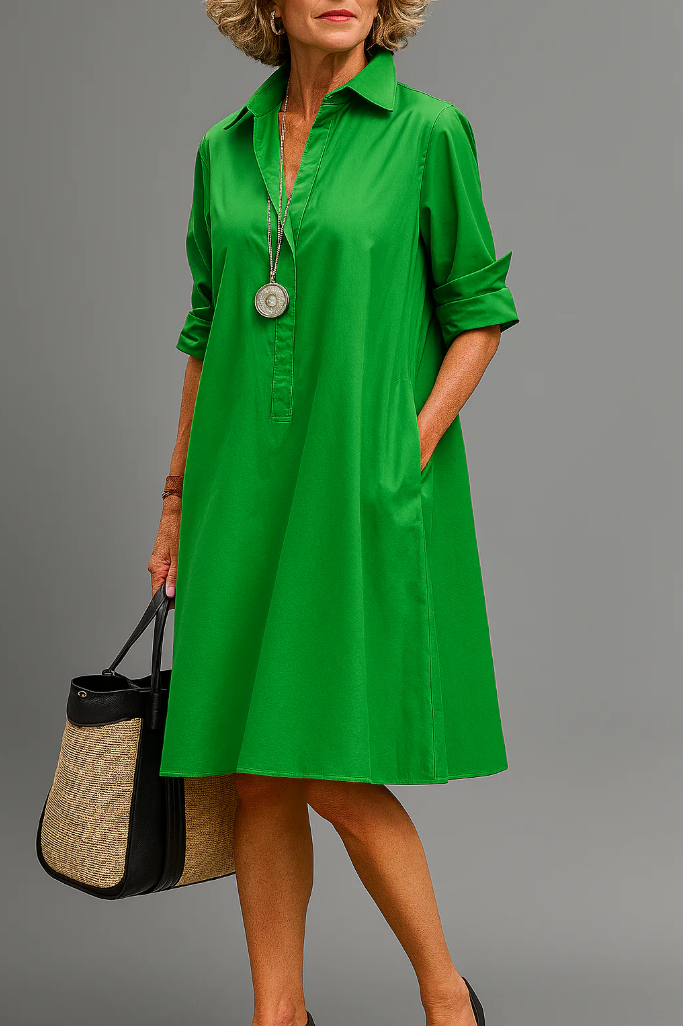 Marise - Robe Midi - Sophistication Sans Effort à Chaque Pas