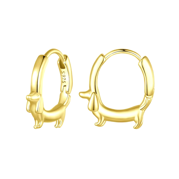 Precious Dachshund Hoops - A Pup Mom's Treasure