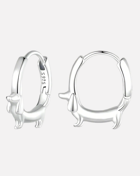 Precious Dachshund Hoops - A Pup Mom's Treasure