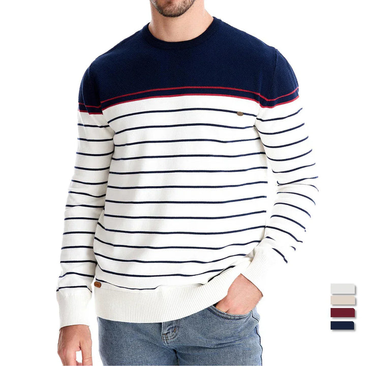 CHICIVELLE | Pull homme à motif rayé