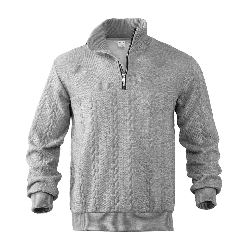 Henry | Sweat à col zippé premium