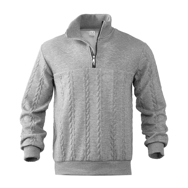 Henry | Sweat à col zippé premium
