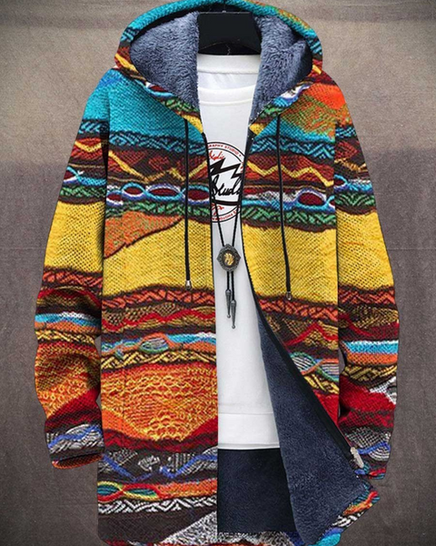 Felicitas | Hoodie Tribal Coucher de Soleil