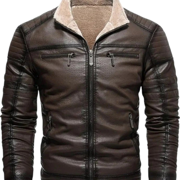 Harley™ | Veste de motard en cuir chaud