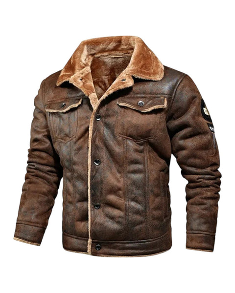 Rambo™ | Veste en Cuir Chaude