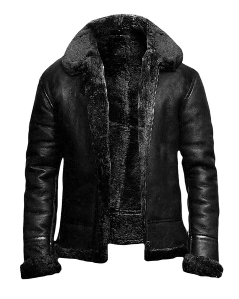 Bruce™ | Manteau d'Hiver en Cuir