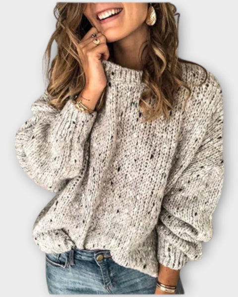 Eunice | Pull en Tricot Rétro Confortable